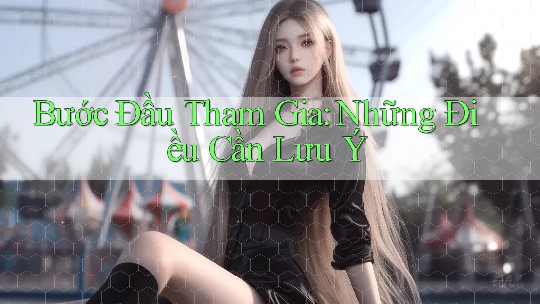Bước Đầu Tham Gia: Những Điều Cần Lưu Ý Bước Đầu Tham Gia: Những Điều Cần Lưu Ý