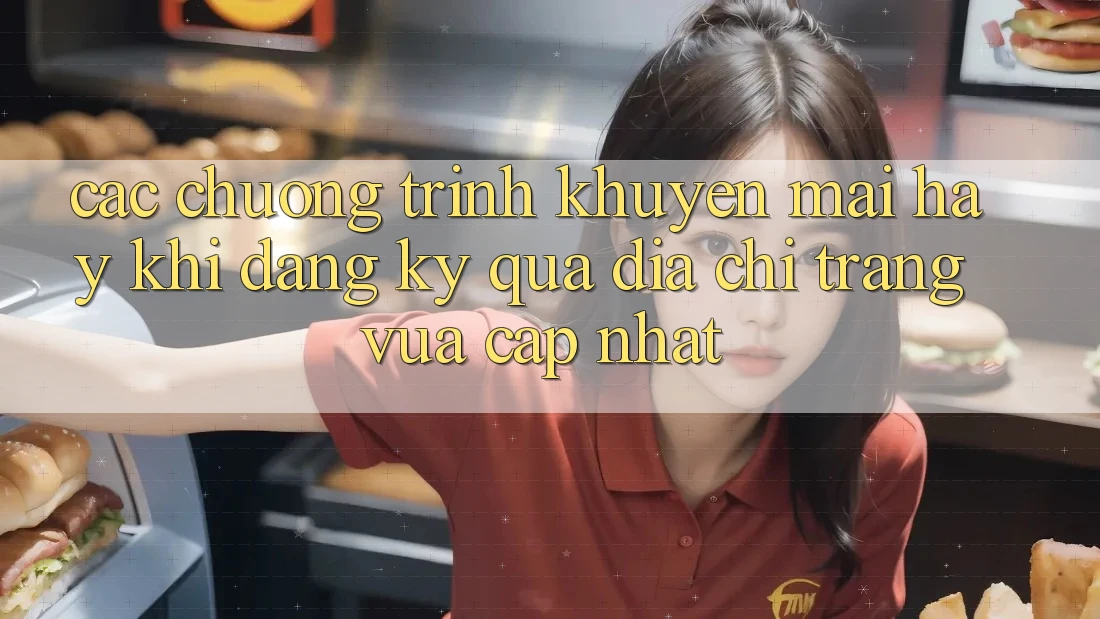 Các chương trình khuyến mãi hay khi đăng ký qua địa chỉ trang vừa cập nhật