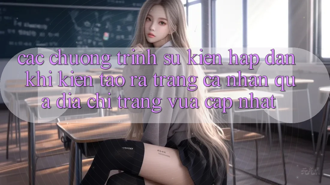 Các chương trình sự kiện hấp dẫn khi kiến tạo ra trang cá nhân qua địa chỉ trang vừa cập nhật