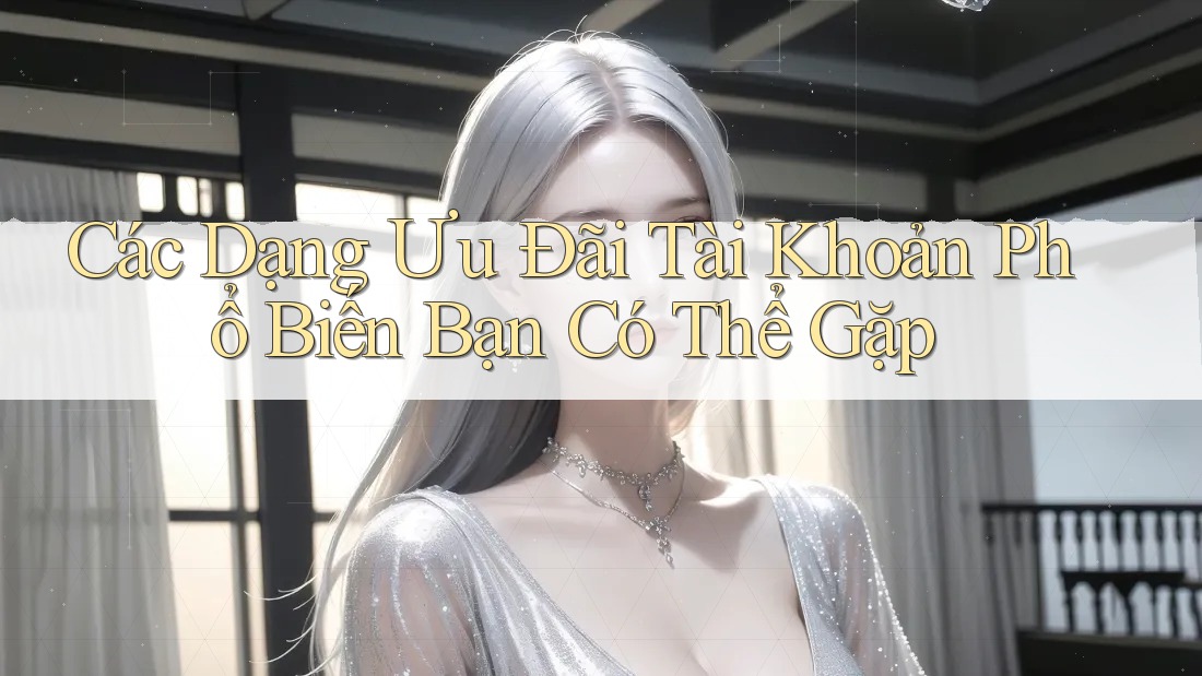 Các Dạng Ưu Đãi Tài Khoản Phổ Biến Bạn Có Thể Gặp Các Dạng Ưu Đãi Tài Khoản Phổ Biến Bạn Có Thể Gặp