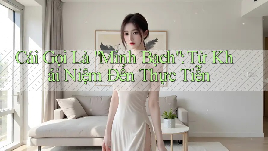 Cái Gọi Là “Minh Bạch”: Từ Khái Niệm Đến Thực Tiễn Cái Gọi Là “Minh Bạch”: Từ Khái Niệm Đến Thực Tiễn