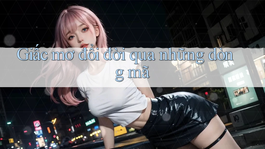 Giấc mơ đổi đời qua những dòng mã Giấc mơ đổi đời qua những dòng mã