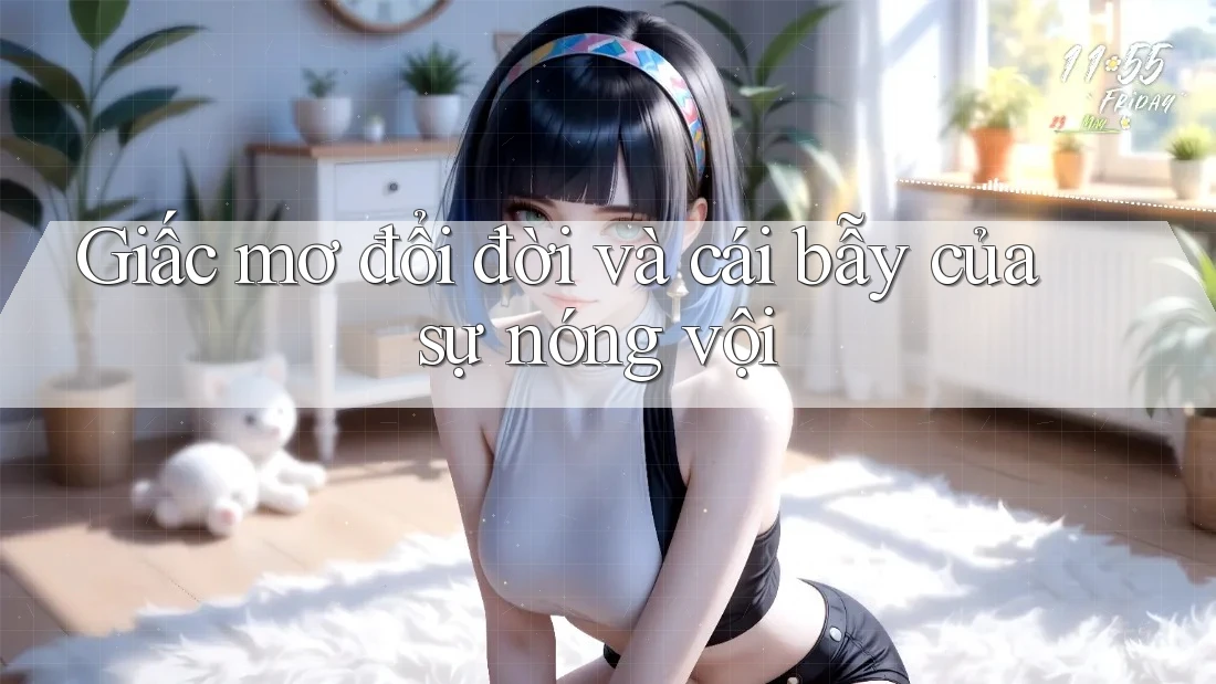 Giấc mơ đổi đời và cái bẫy của sự nóng vội Giấc mơ đổi đời và cái bẫy của sự nóng vội