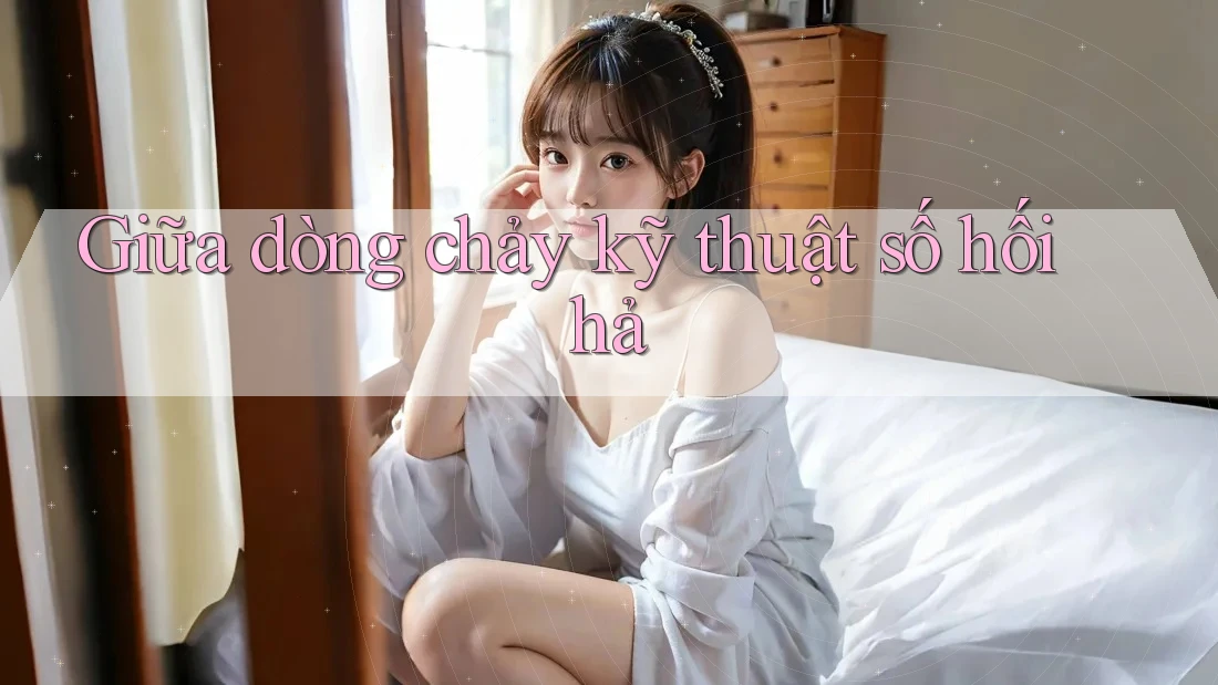 Giữa dòng chảy kỹ thuật số hối hả Giữa dòng chảy kỹ thuật số hối hả