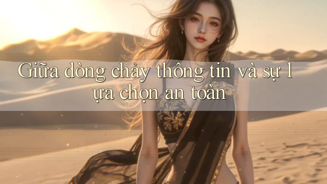 Giữa dòng chảy thông tin và sự lựa chọn an toàn Giữa dòng chảy thông tin và sự lựa chọn an toàn