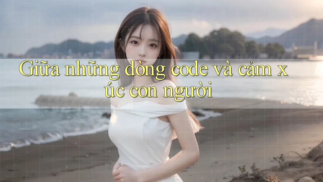 Giữa những dòng code và cảm xúc con người Giữa những dòng code và cảm xúc con người