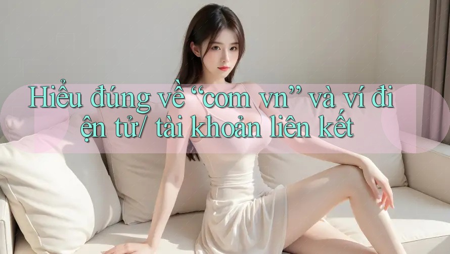 Hiểu đúng về “com vn” và ví điện tử/ tài khoản liên kết Hiểu đúng về “com vn” và ví điện tử/ tài khoản liên kết