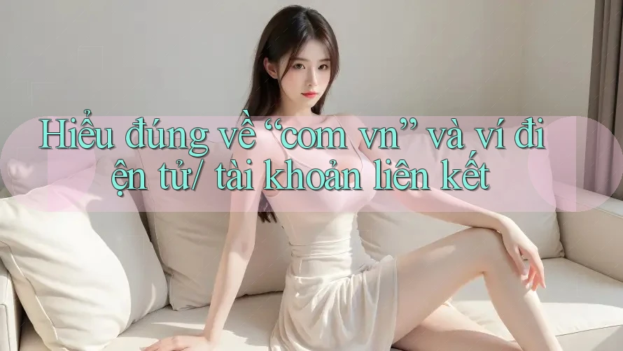 Hiểu đúng về “com vn” và ví điện tử/ tài khoản liên kết