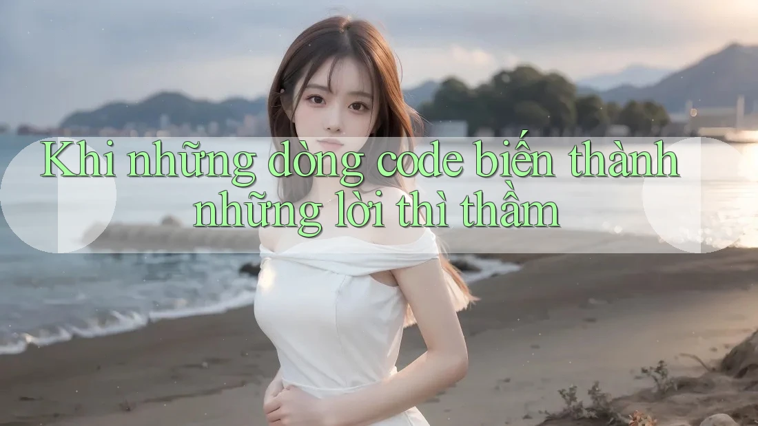 Khi những dòng code biến thành những lời thì thầm