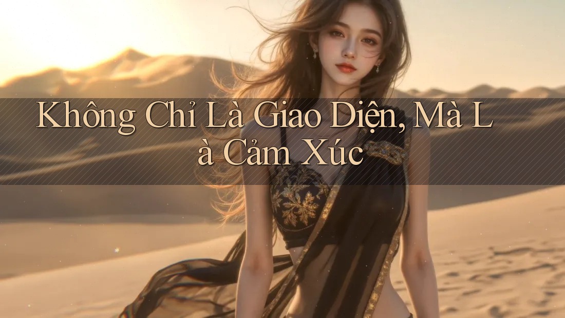 Không Chỉ Là Giao Diện, Mà Là Cảm Xúc Không Chỉ Là Giao Diện, Mà Là Cảm Xúc