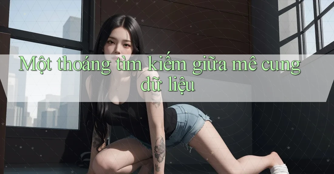 Một thoáng tìm kiếm giữa mê cung dữ liệu Một thoáng tìm kiếm giữa mê cung dữ liệu
