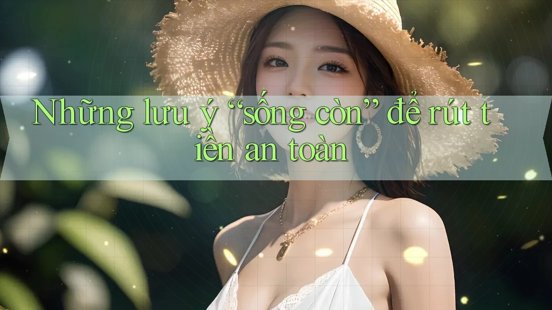 Những lưu ý “sống còn” để rút tiền an toàn Những lưu ý “sống còn” để rút tiền an toàn