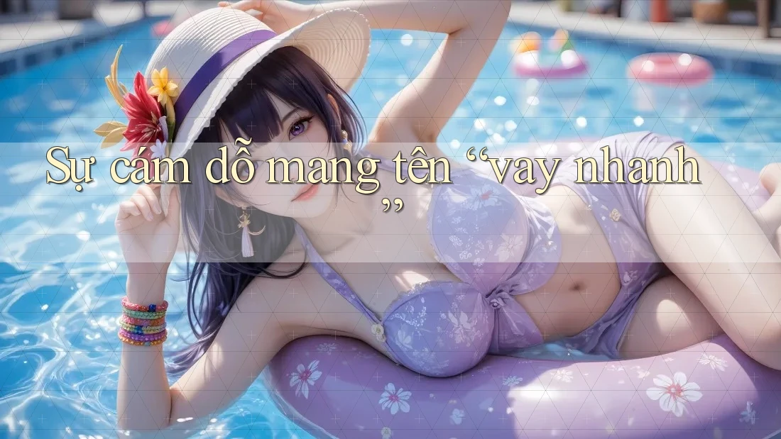 Sự cám dỗ mang tên “vay nhanh” Sự cám dỗ mang tên “vay nhanh”